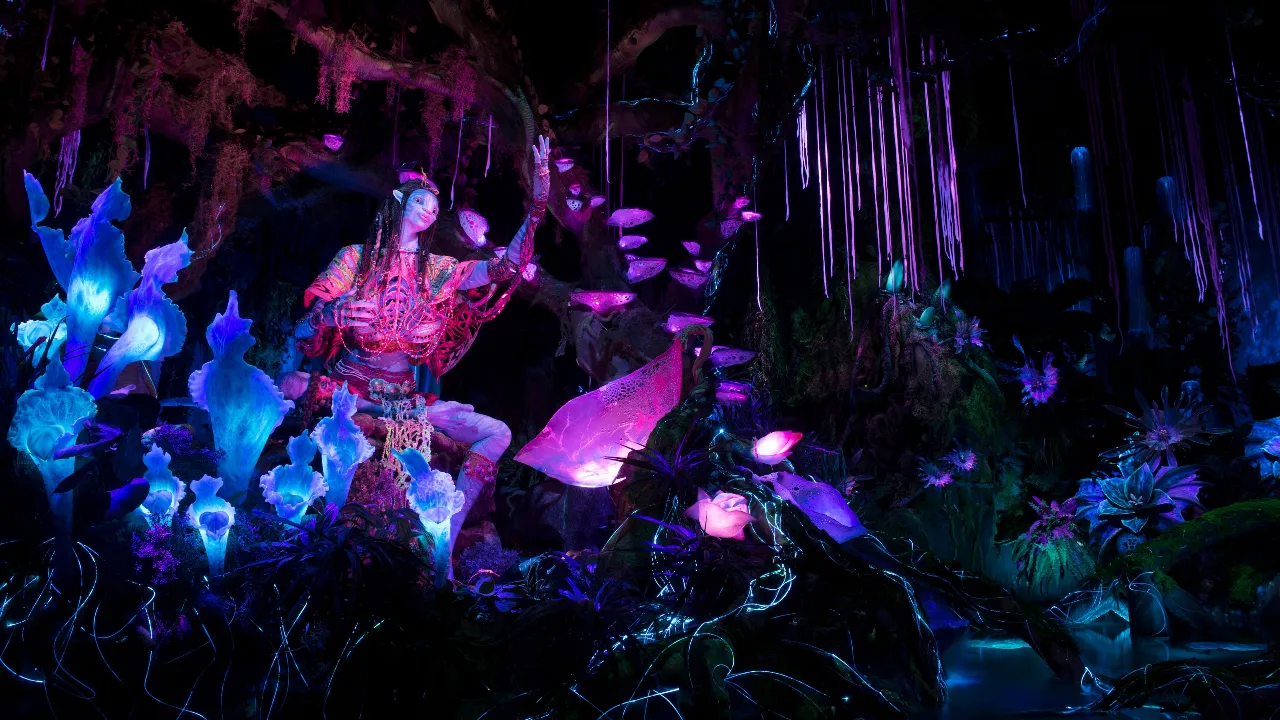 Pandora à noite · Animal Kingdom, foto oficial Walt Disney World