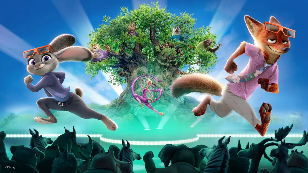 Zootopia: Better Zoogether! (arte oficial) · Animal Kingdom, foto oficial Walt Disney World
