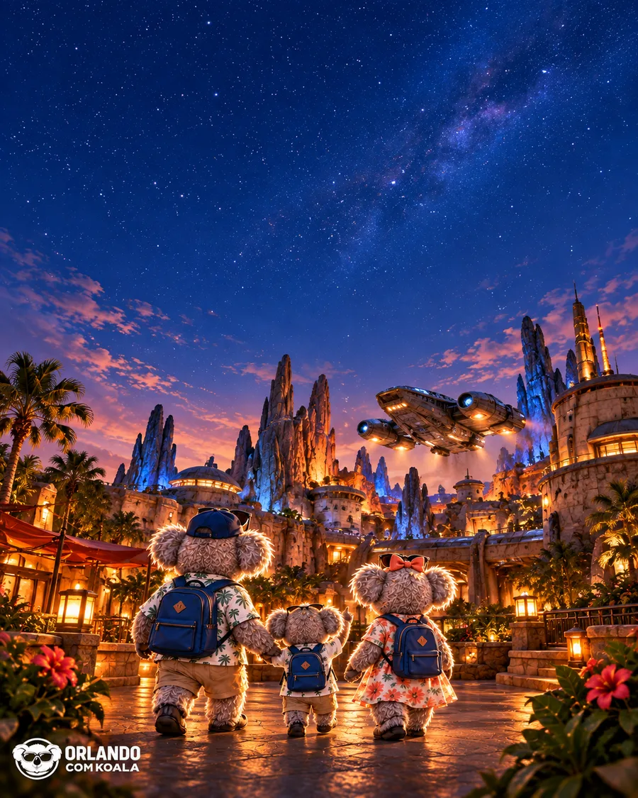 Família Koala no Hollywood Studios