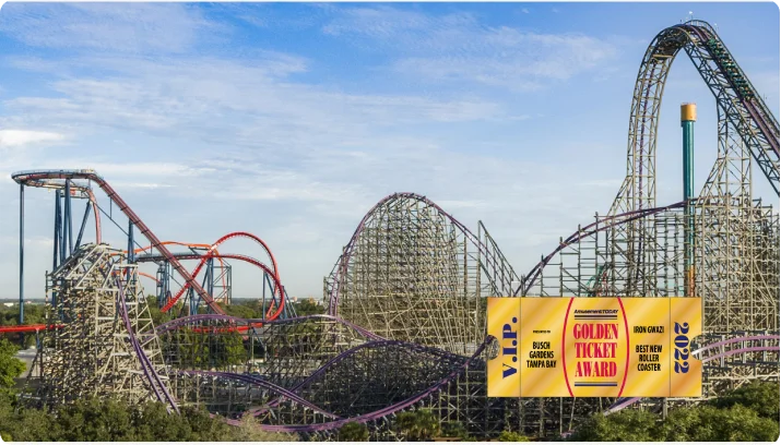 Iron Gwazi · Busch Gardens Tampa Bay, foto oficial United Parks & Resorts