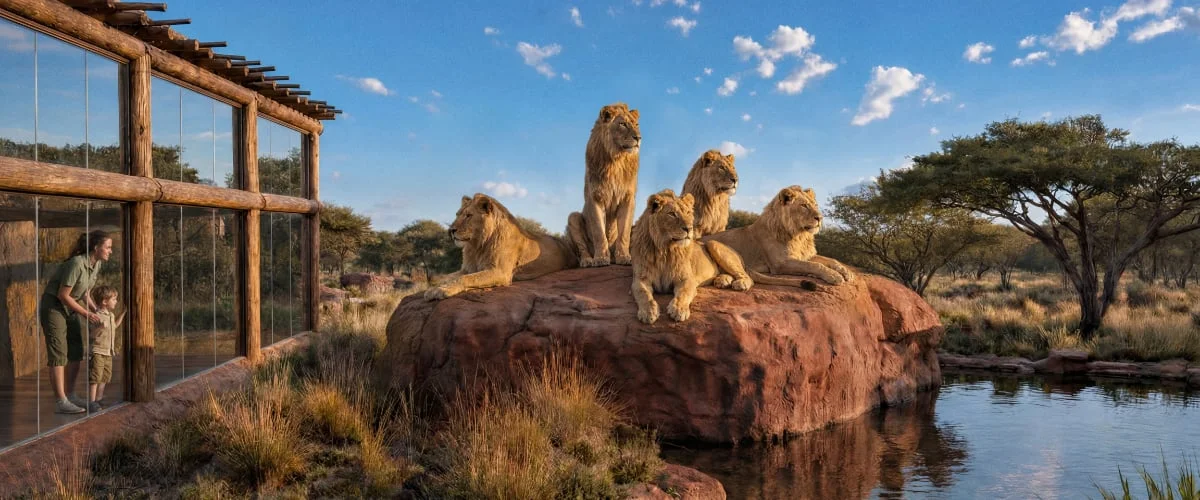 Lion & Hyena Ridge · Busch Gardens Tampa Bay, foto oficial United Parks & Resorts