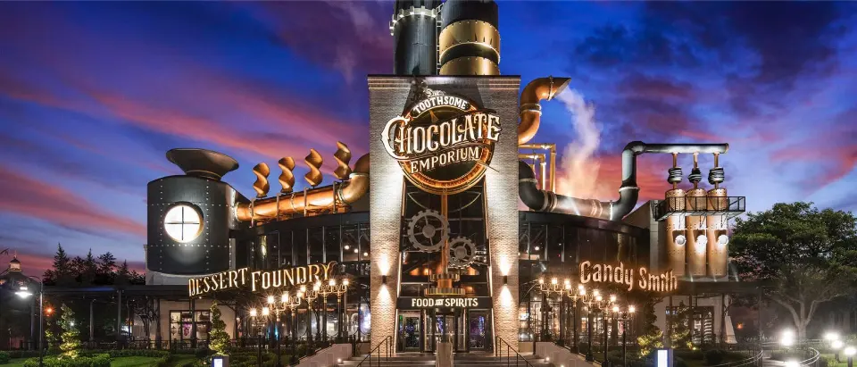 Toothsome Chocolate Emporium · CityWalk, foto oficial Universal Orlando