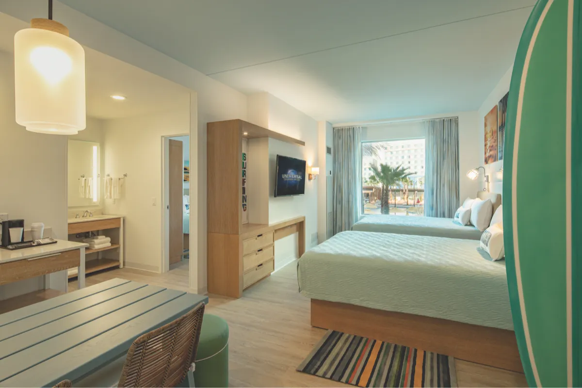 Suíte com 2 quartos · Universal Endless Summer Dockside, foto oficial Universal Orlando Resort