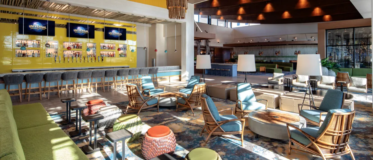 Sunset Lounge · lobby · Universal Endless Summer Dockside, foto oficial Universal Orlando Resort