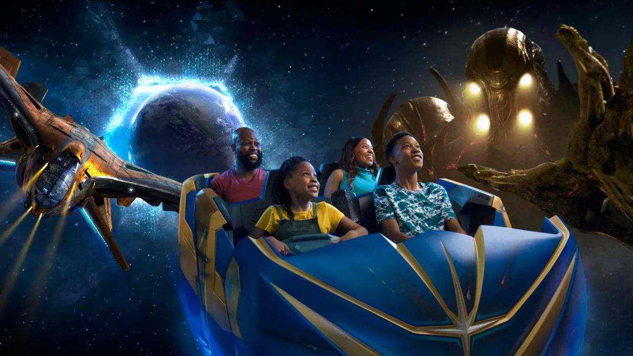 Guardians of the Galaxy: Cosmic Rewind · EPCOT, foto oficial Walt Disney World