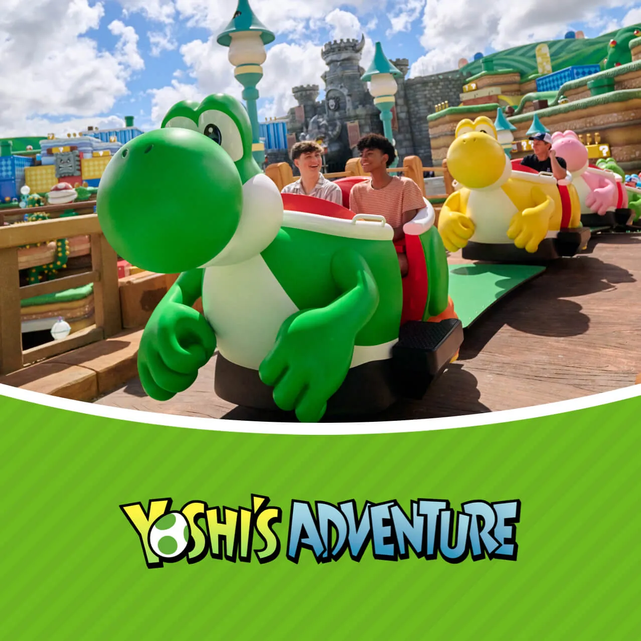 Yoshi’s Adventure · Epic Universe, foto oficial Universal Orlando