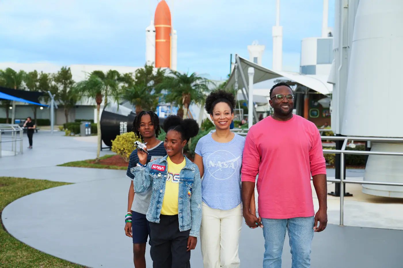 Rocket Garden · Kennedy Space Center, foto oficial Kennedy Space Center Visitor Complex e NASA