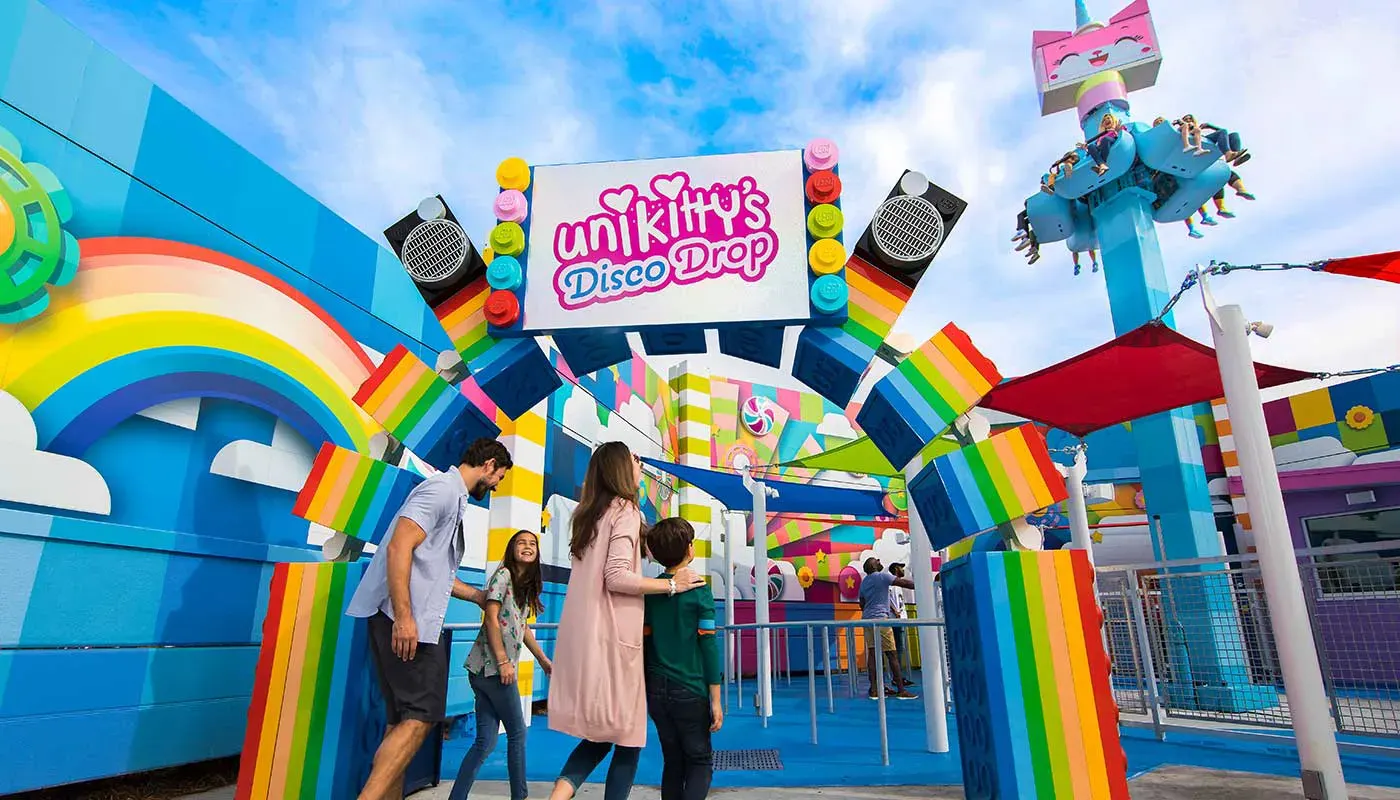Unikitty’s Disco Drop · LEGOLAND Florida, foto oficial LEGOLAND Florida Resort