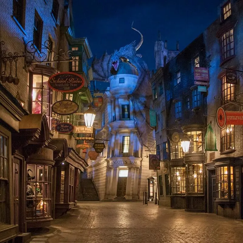 Diagon Alley · Universal Studios Florida, foto oficial Universal Orlando