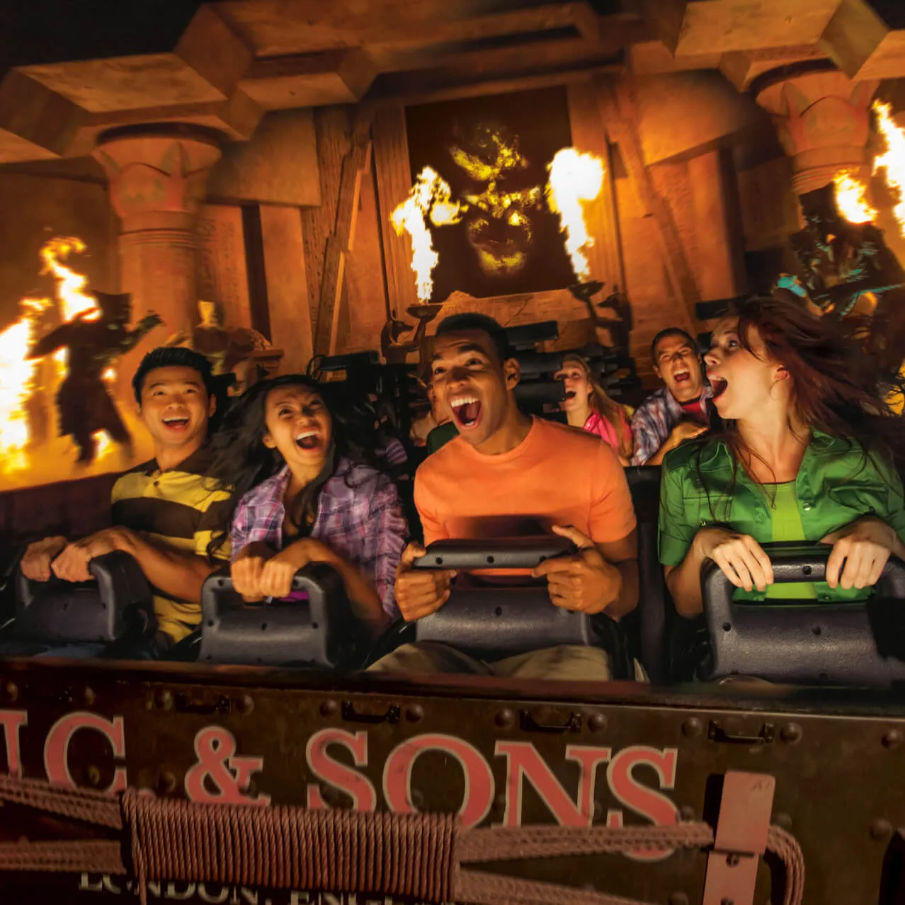 Revenge of the Mummy · Universal Studios Florida, foto oficial Universal Orlando