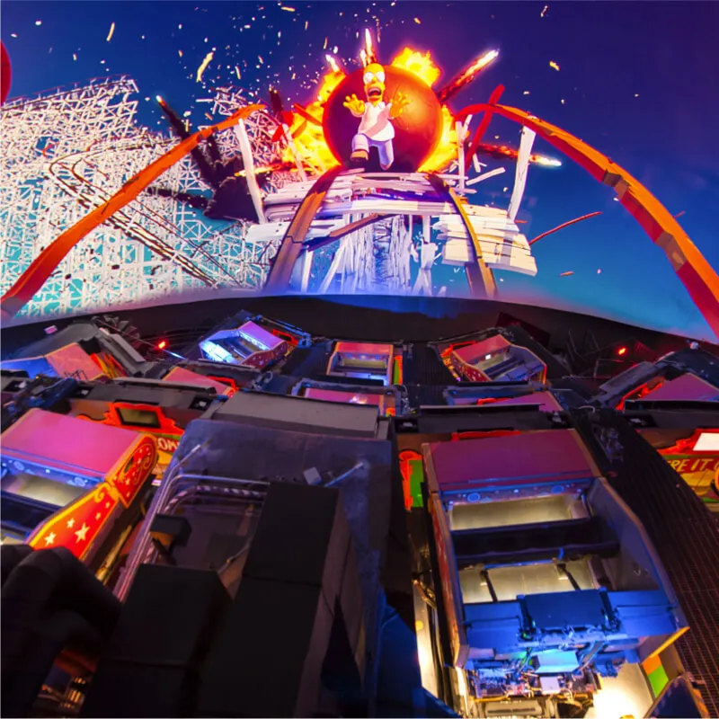 The Simpsons Ride · Universal Studios Florida, foto oficial Universal Orlando